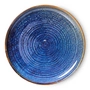 HKliving - Chef Ceramics Teller, Ø 26 cm, rustic blue