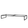 Audo - Gestell zu Frame 49 Doppelsockel, H 14 cm, schwarz