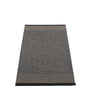 Pappelina - Edit Teppich, 70 x 120 cm, black / charcoal / granit metallic