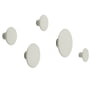 Muuto - Wandhaken "The Dots" 5er-Set, off-white