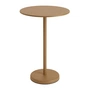 Muuto - Linear Steel Bistrotisch Outdoor, Ø 70 x H 105 cm, burnt orange