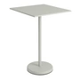 Muuto - Linear Steel Bistrotisch Outdoor 70 x 70 cm, H 105 cm, grau