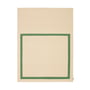 Kvadrat - Kelim Untitled_AB12 Teppich, 180 x 240 cm, grün / beige (0014 Grass Green)
