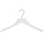 Schönbuch - Kleiderbügel 0112, Messing / schneeweiss
