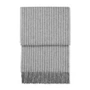 Elvang - Stripes Decke, grau