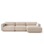 &Tradition - Develius Eck-Sofa, Konfiguration F, beige (Karakorum 003)