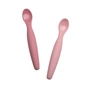 Sebra - Silikonlöffel, blossom pink (2er-Set)