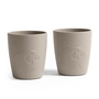 Sebra - MUMS Kinderbecher, Ø 7 cm, jetty beige (2er-Set)