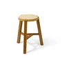 Auerberg - Y-Hocker H 45 cm, Esche geölt / Eiche geölt