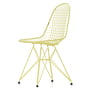 Vitra - Wire Chair DKR (H 43 cm), citron / ohne Bezug, Filzgleiter (basic dark)