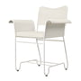 Gubi - Tropique Outdoor Dining Chair, classic white semi matt / Leslie Limonta (06)