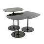 Kartell - Thierry Beistelltisch Trio, schwarz (3er-Set)
