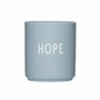 Design Letters - AJ Favourite Porzellan Becher, Hope / light blue