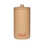 Design Letters - Travel Becher, 0.35 l, dad / beige