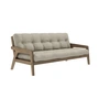 Karup Design - Grab Sofa, Kiefer carobbraun / leinen (914)
