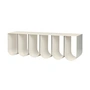 Kristina Dam Studio - Curved Wandregal, beige