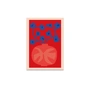 Paper Collective - The Red Vase Poster, 30 x 40 cm