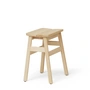 Form & Refine - Angle Standard Hocker, Buche weiss geölt