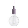 Muuto - Socket E27 LED-Pendelleuchte, staubiges flieder