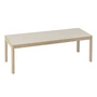 Muuto - Workshop Couchtisch 120 x 43 cm, Linoleum grau