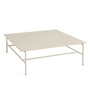 HAY - Rebar Coffee Table, 100 x 104 cm, Marmor beige / alabaster