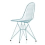 Vitra - Wire Chair DKR (H 43 cm), himmelblau / ohne Bezug, Kunststoffgleiter (basic dark)