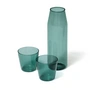 NINE - Milk Set Karaffe + Trinkglas (2er-Set), aqua