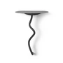 Ferm Living - Curvature Wandtisch, Messing schwarz