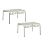 HAY - Palissade Ottoman, hellgrau (2er-Set)