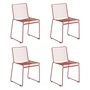 HAY - Hee Dining Chair, rost (4er-Set)