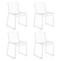 HAY - Hee Dining Chair, weiss (4er-Set)