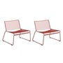 Hay - Hee Lounge Chair, rost (2er-Set)