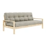 Karup Design - Knob Schlafsofa 130 x 190 cm, Kiefer natur / linen (914)