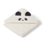 LIEWOOD - Albert Babyhandtuch mit Kapuze, Panda, creme de la creme