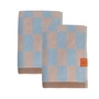 Mette Ditmer - Retro Gästehandtuch, 40 cm x 55 cm, light blue (2er-Set)
