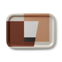 applicata - Tapas Tablett Clay, small, rot / schwarz / grau / orange