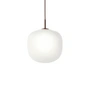 Muuto - Rime Pendelleuchte Ø 37 cm, opal / deep red