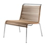 FDB Møbler - M20L Teglgård Lounge Sessel Outdoor, Kordel braun