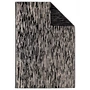 nanimarquina - Doblecara 2 Wollteppich, wendbar, 200 x 300 cm, beige / schwarz