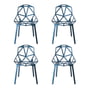Magis - Chair One Outdoor Stuhl, blau (4er-Set)