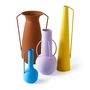 POLSPOTTEN - Roman Vase, bunt matt (4er-Set)