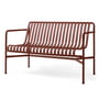 Hay - Palissade Dining Bench, iron red