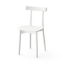 NINE - Skinny Wooden Chair, weiss (RAL 9003)