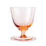Holmegaard - Flow Trinkglas mit Fuss 35 cl, rosa