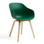 Hay - About a Chair AAC 222, Eiche lackiert / teal green 2.0