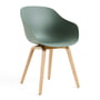 Hay - About a Chair AAC 222, Eiche lackiert / fall green 2.0