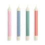 HAY - Pattern Stabkerzen, H 24 cm, crisp mix (4er-Set)