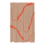 Mette Ditmer - Nova Arte Duschvorhang, latte / orange
