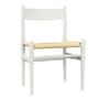 Carl Hansen - CH36 Chair, Buche soft naturweiss lackiert / Naturgeflecht