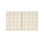 Nobodinoz - Mozart Wickelunterlage, 50 x 68 cm, ivory checks